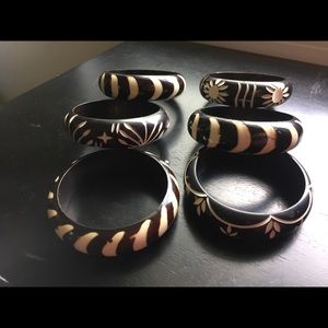 Black and White Bracelets